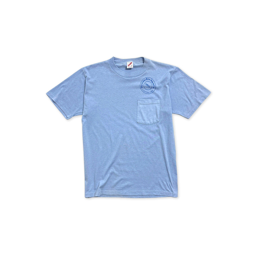 [BUNJANG] Jerzees Single Stitch Pocket T-Shirt Sky Blue Mens L / 저지스 싱글스티치 포켓 티셔츠