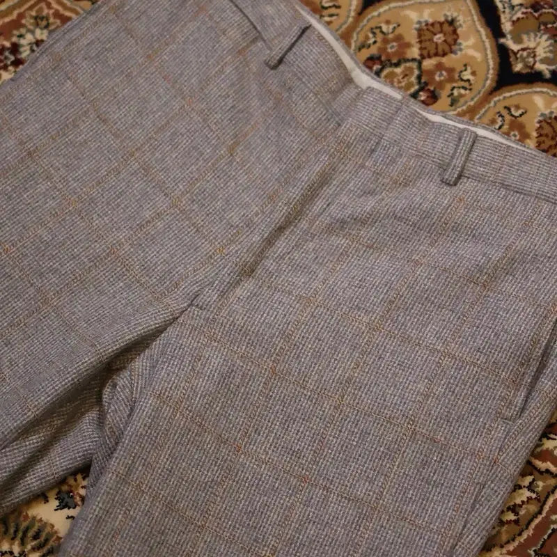 [BUNJANG] 70s Vintage USA Made High-Rise Flare Wool Pants - Size 32/27 / 70s 빈티지 플래어 울 팬츠 32/27 made in usa