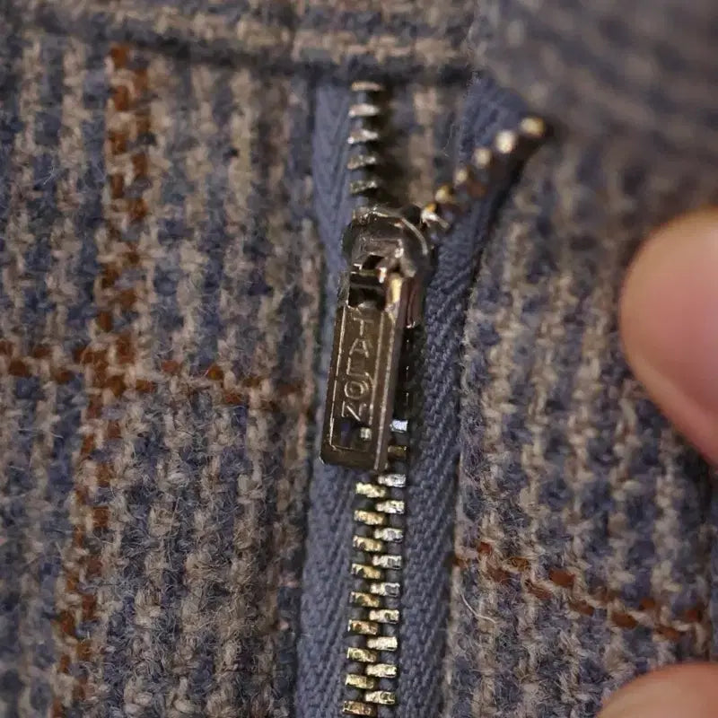 [BUNJANG] 70s Vintage USA Made High-Rise Flare Wool Pants - Size 32/27 / 70s 빈티지 플래어 울 팬츠 32/27 made in usa