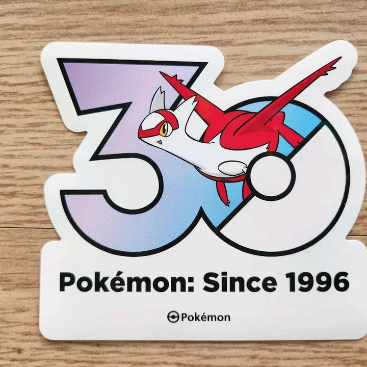 [BUNJANG] Pokemon 30th Anniversary Logo Sticker Latias Latios Bundle Set / 포켓몬 30주년 로고 스티커 라티아스, 라티오스 일괄