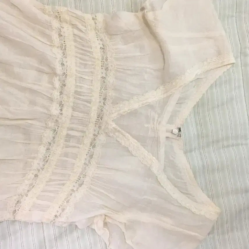 [BUNJANG] Kamé Vintage Lace Mini Dress / 카메빈티지 레이스 원피스 일본 빈티지