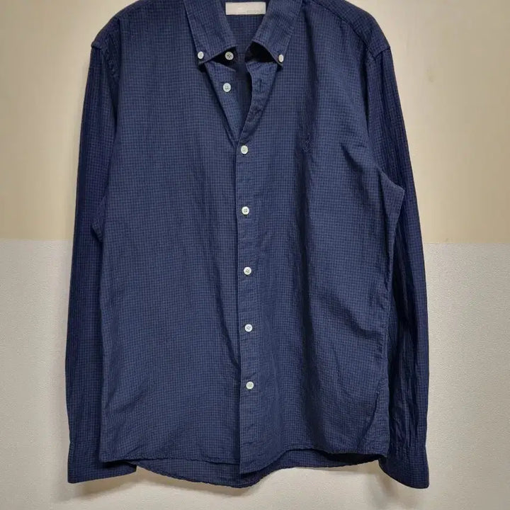 [BUNJANG] Beanpole Linen Blend Long Sleeve Shirt Size 100 / * 빈폴 마혼방 긴팔 셔츠  100 사이즈