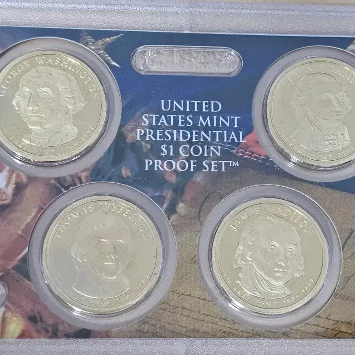 [BUNJANG] 2007 US Presidential Dollar Coin Proof Set / 2007 미국 대통령 1달러 주화 Proof 세트