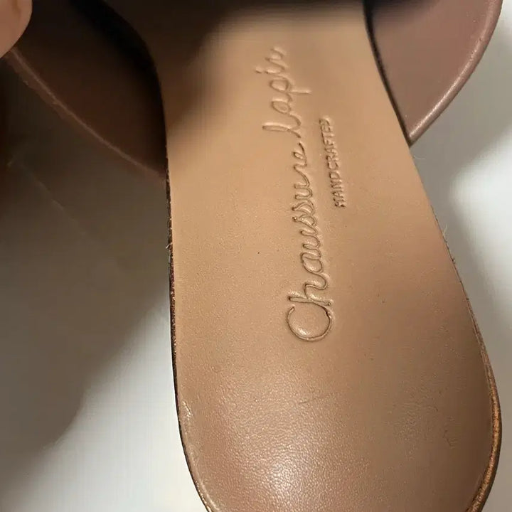 [BUNJANG] Chausser La Poi Platform Slippers Brown / 차우슈라 라포이 슬리퍼 240 브라운 / 굽슬리퍼 / 상태양호