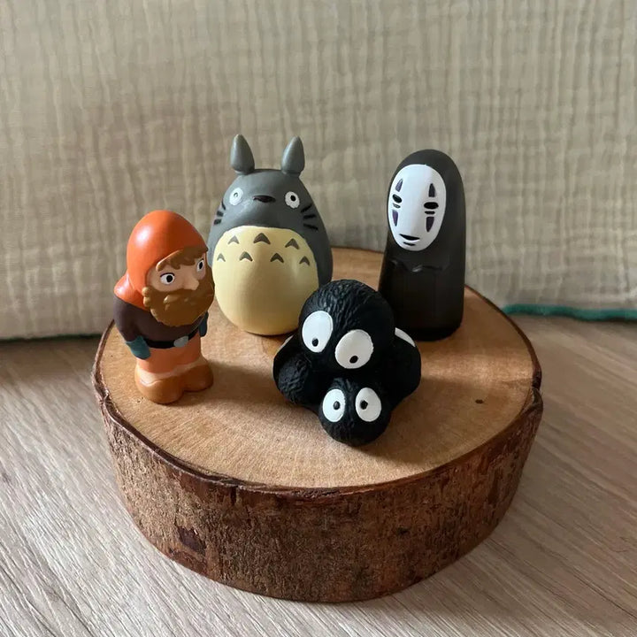 [BUNJANG] Studio Ghibli Finger Figures Bundle Set (Set of 4, Authentic) / 지브리 손가락 피규어 (일괄/정품)