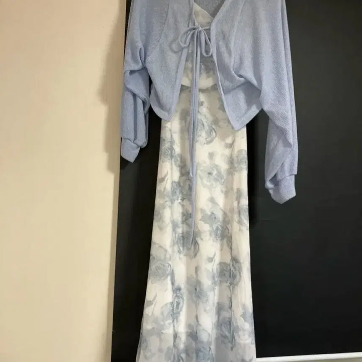 [BUNJANG] Summer Bolero Cardigan - Light Blue / 교신o 햇빛방지 여름 가디건 소라색 볼레로