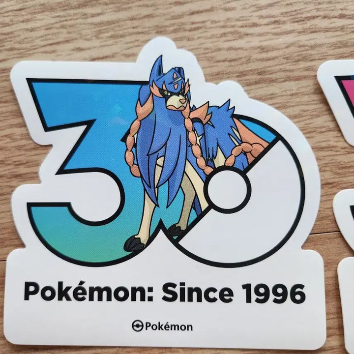 [BUNJANG] Pokemon 30th Anniversary Logo Sticker Set - Zamazenta / 포켓몬 30주년 로고 스티커 자시안, 자마젠타