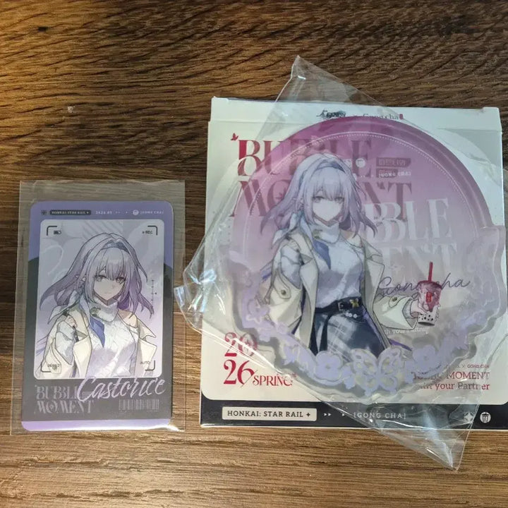 [BUNJANG] Honkai: Star Rail Kase Story Coaster + Pai-non LD Photocard Bundle Set / 스타레일 공차 카스토리스 코스터 + LD포카 + 컵홀더