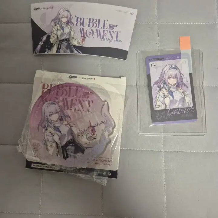 [BUNJANG] Honkai: Star Rail Kase Story Coaster + Pai-non LD Photocard Bundle Set / 스타레일 공차 카스토리스 코스터 + LD포카 + 컵홀더