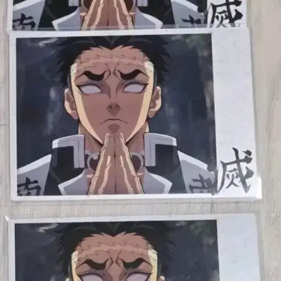 [BUNJANG] Demon Slayer Gyomei Trading Cards (Set of 7) / (새상품)귀멸의 칼날 히메지마 교메이 콜렉팅 카드-합동강화훈련 6장일괄