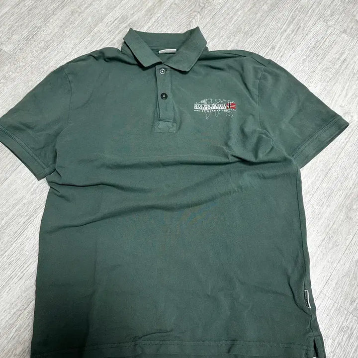 [BUNJANG] Napa Piri Green Short Sleeve Polo Shirt / 나파피리 그린 반팔 폴로티