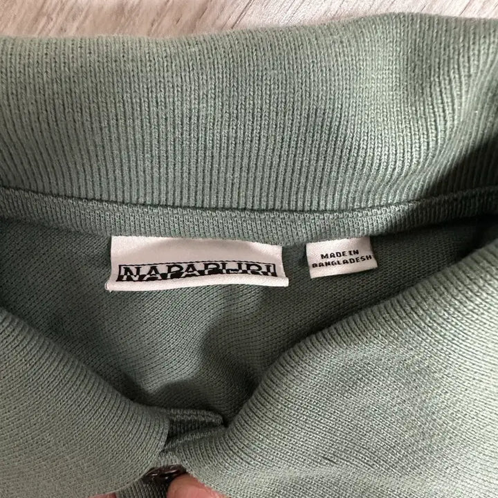 [BUNJANG] Napa Piri Green Short Sleeve Polo Shirt / 나파피리 그린 반팔 폴로티