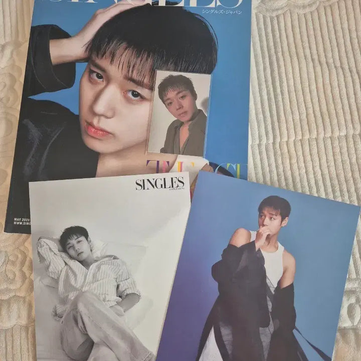 [BUNJANG] Park Jihoon Singles May Japan Edition Photocard and Postcard Set / 박지훈 싱글즈5월 일본판(포카1   엽서2포함!!!)