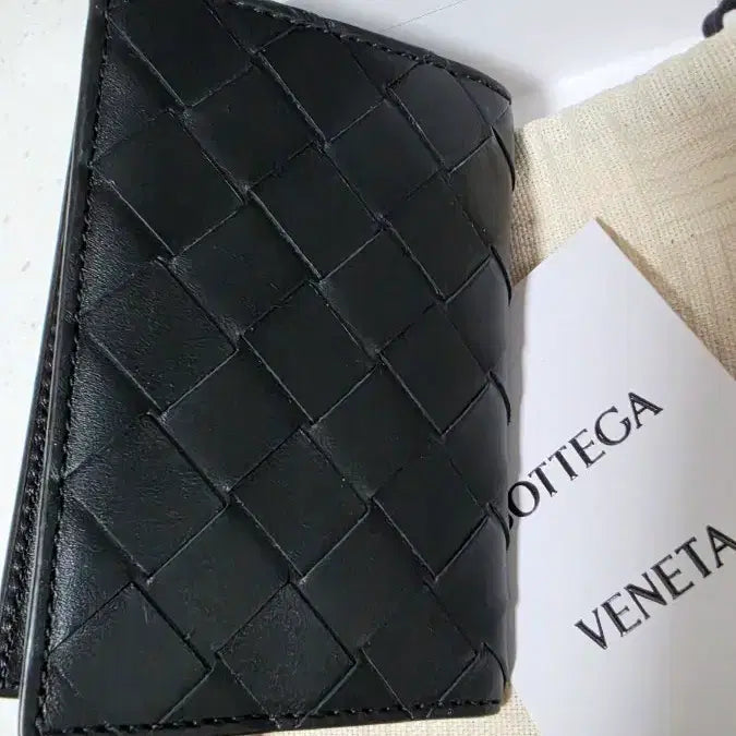 [BUNJANG] Bottega Veneta Black Card Holder / 보테가 베네타 카드지갑 블랙 (새상품)