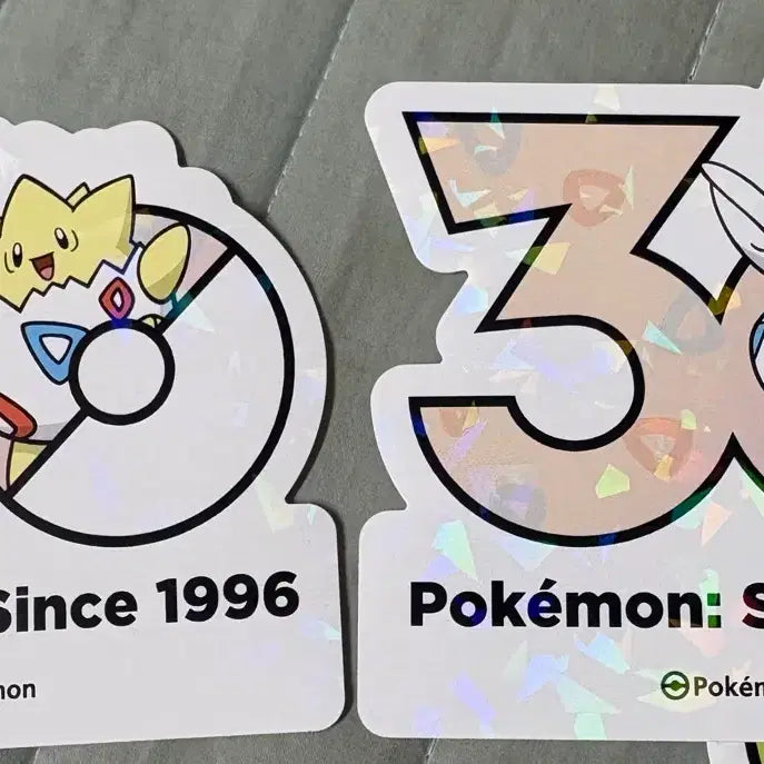 [BUNJANG] Pokemon 30th Anniversary Togepi/Togetic Stickers / 포켓몬 30주년 토게피/토게틱 스티커