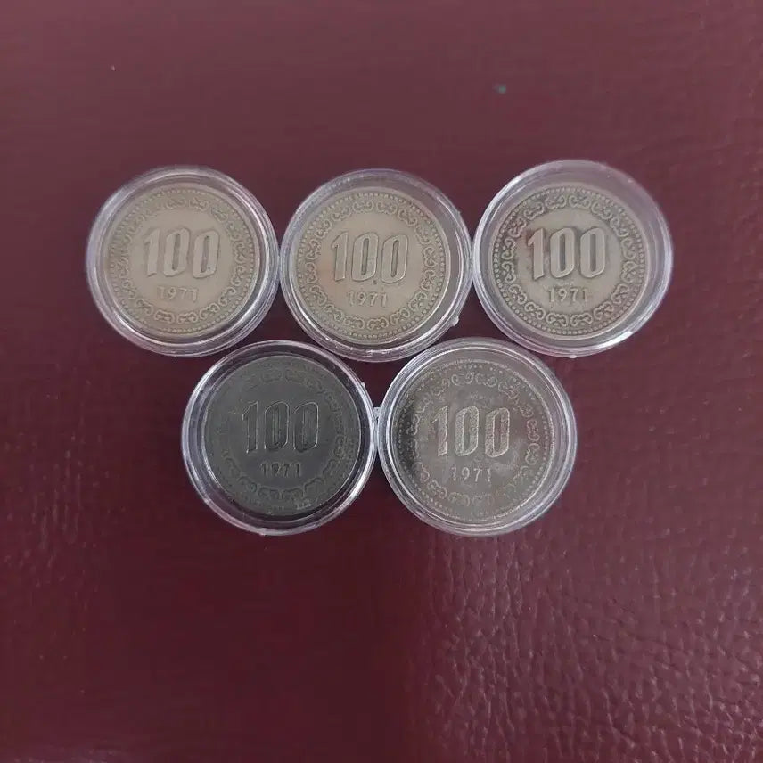 [BUNJANG] 1971-1982 South Korean 100 Won Coin Bundle (106 Coins) / (구100주)1971년~~1982년 100원 동전