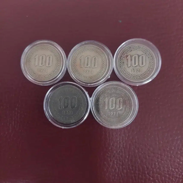 [BUNJANG] 1971-1982 South Korean 100 Won Coin Bundle (106 Coins) / (구100주)1971년~~1982년 100원 동전