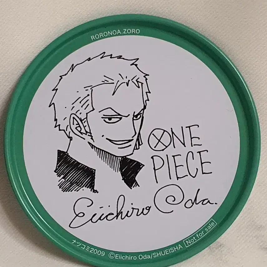 [BUNJANG] Shueisha Natsukomi Limited Edition One Piece Zoro &amp; Nico Robin Can Coaster Set / 원피스 조로 니코로빈 캔 코스터 2개 세트(슈에이샤 나츠코미 한정판)