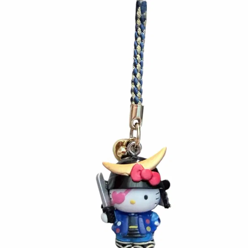 [BUNJANG] Hello Kitty Date Masamune Gotchi Strap / (고전) 헬로키티 디테 마사무네 고토치 스트랩