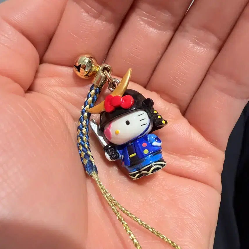 [BUNJANG] Hello Kitty Date Masamune Gotchi Strap / (고전) 헬로키티 디테 마사무네 고토치 스트랩