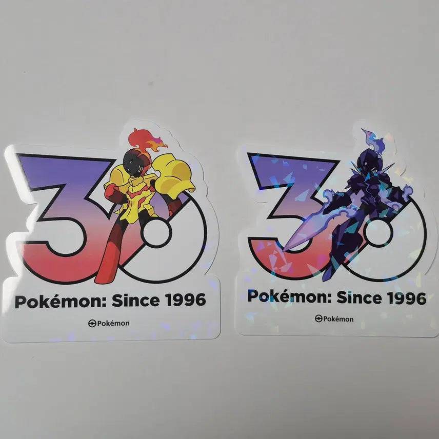 [BUNJANG] Pokemon 30th Anniversary Logo Sticker - Cardinarma Parablaze / 포켓몬 30주년 로고스티커 - 카디나르마 파라블레이즈