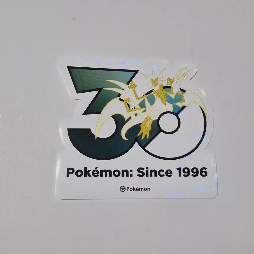 [BUNJANG] Pokemon 30th Anniversary Logo Sticker - Ultra Necrozma / 포켓몬 30주년 로고스티커 - 울트라네크로즈마 울네크