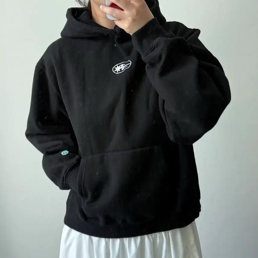 [BUNJANG] Nice Ghost Club Black Hoodie / [S] 나이스고스트클럽 블랙 후드티