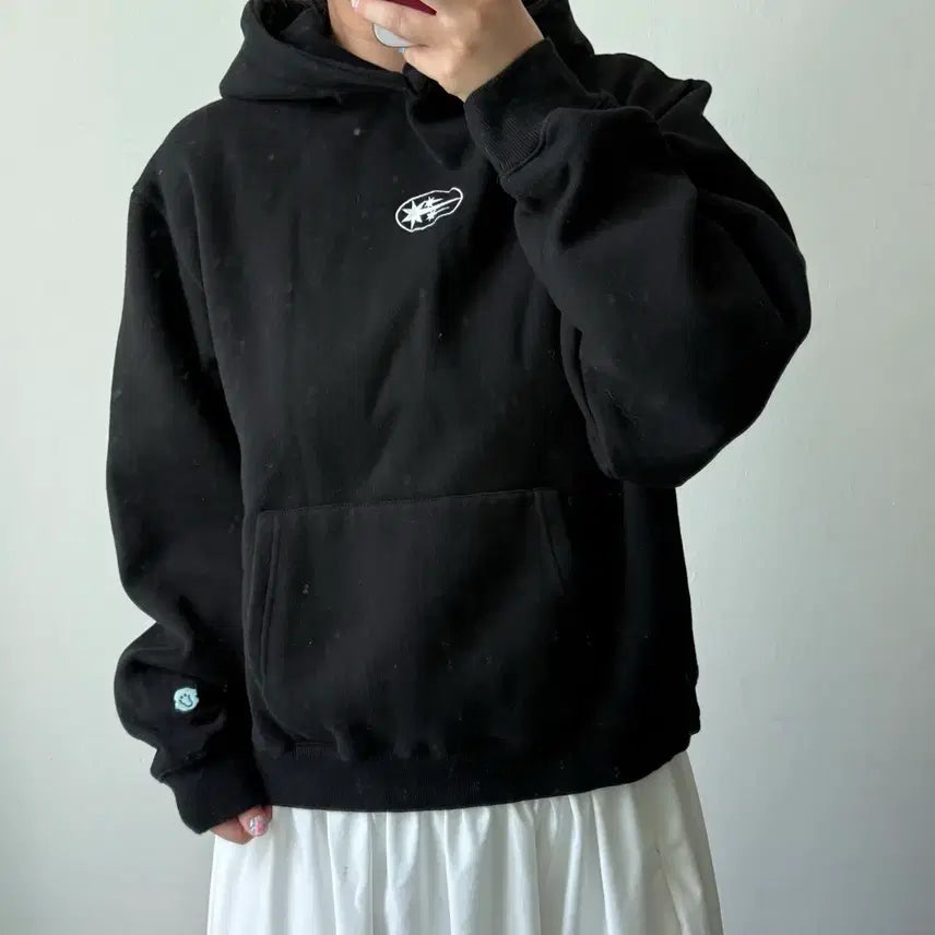 [BUNJANG] Nice Ghost Club Black Hoodie / [S] 나이스고스트클럽 블랙 후드티