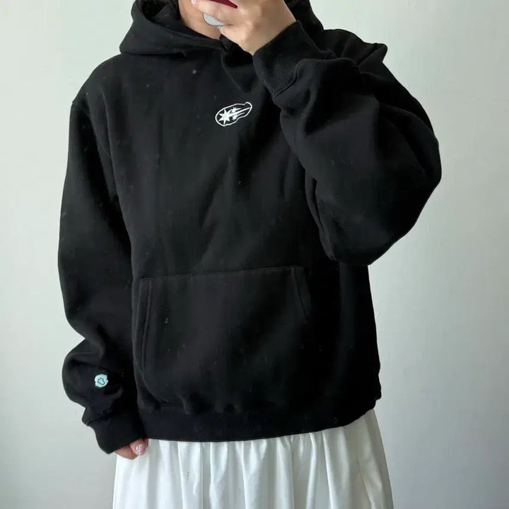 [BUNJANG] Nice Ghost Club Black Hoodie / [S] 나이스고스트클럽 블랙 후드티