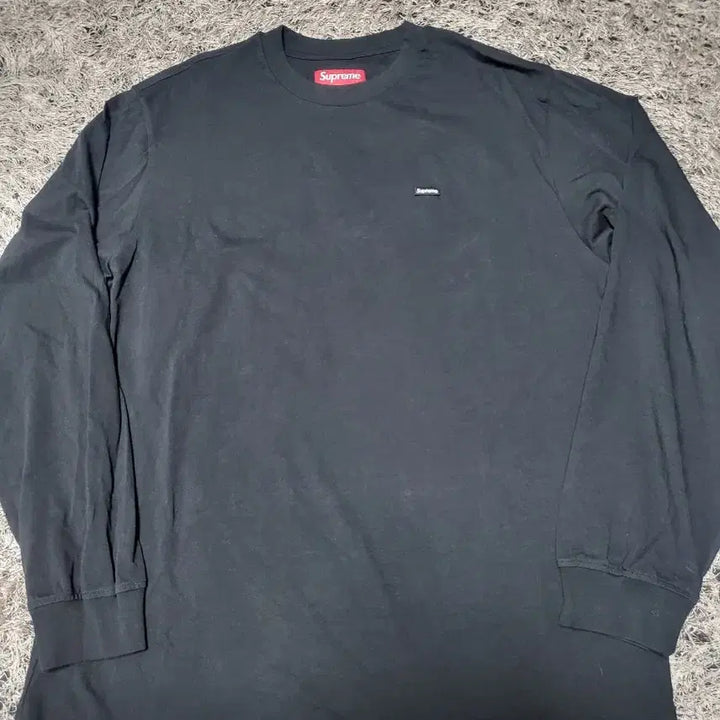 [BUNJANG] Supreme Small Box Logo Long Sleeve T-Shirt Black M / 슈프림 스몰 박스 롱슬리브 티셔츠 블랙 M