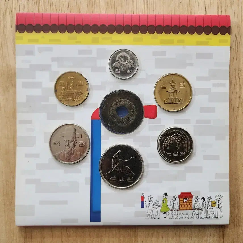 [BUNJANG] 2002 "Si-jip-ga-neun-nal" Korean Mint Coin Set / 2002 시집가는날 한국은행 주화 민트 세트