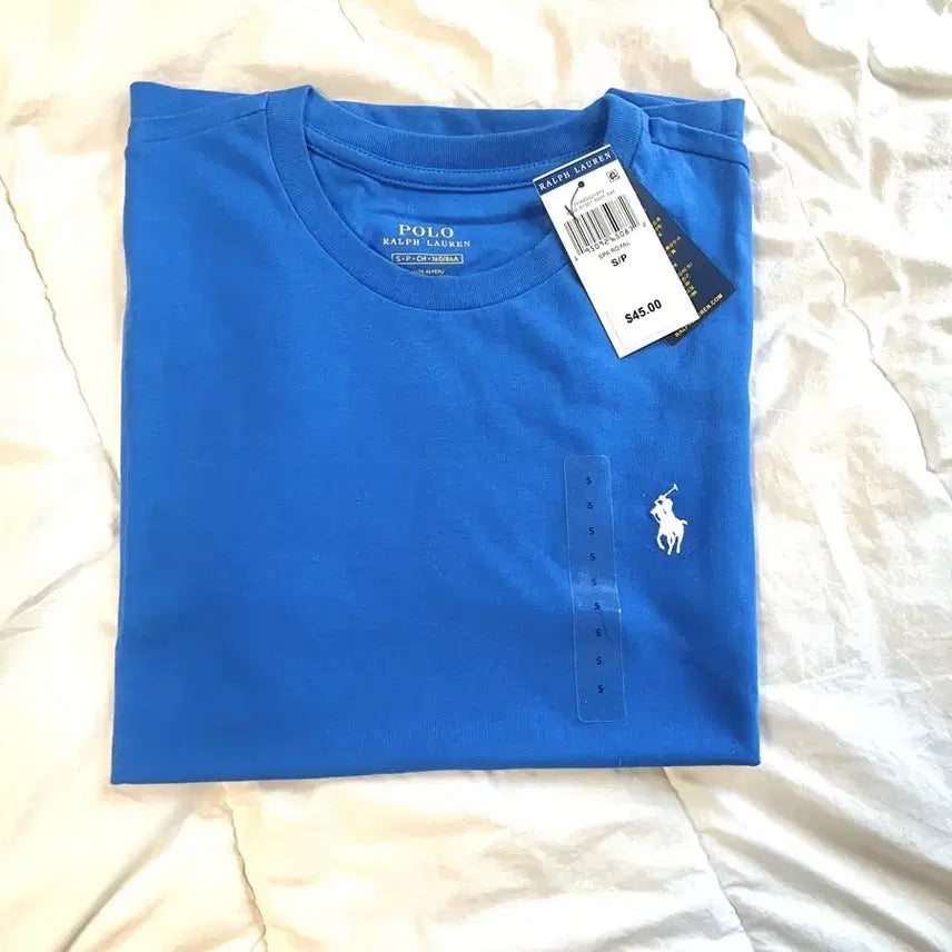 [BUNJANG] Polo Ralph Lauren Blue T-Shirt / 폴로 랄프로렌 블루 반팔 티셔츠