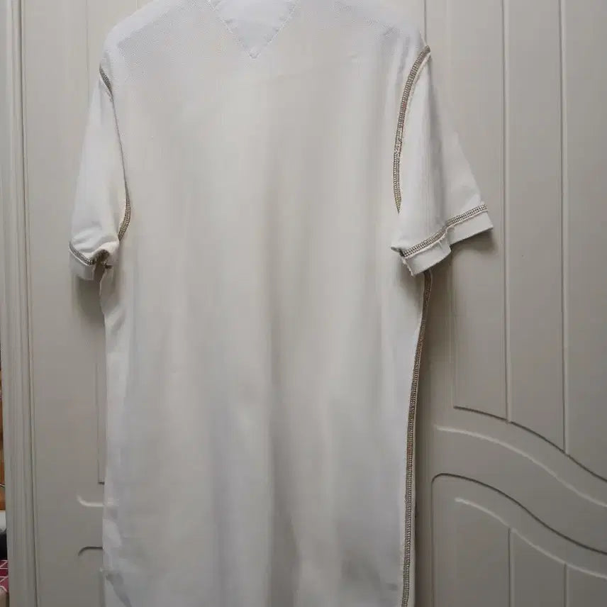 [BUNJANG] Tommy Hilfiger Ivory Short Sleeve Polo T-Shirt / 타미힐피거 반팔 카라 티셔츠