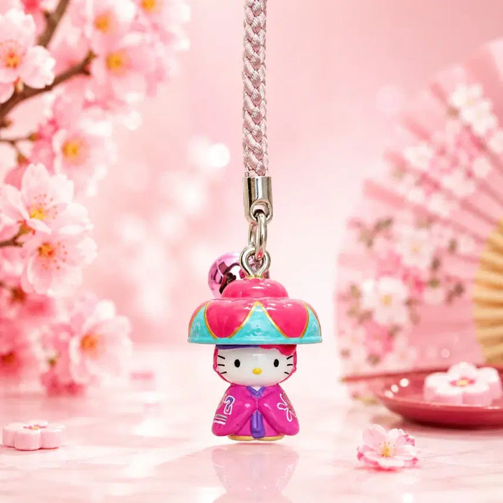[BUNJANG] Vintage Hello Kitty Traditional Satgat Strap / 고전 헬로키티 전통 삿갓 스트랩