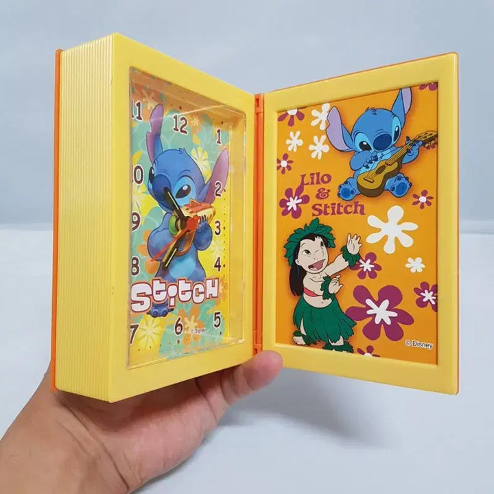 [BUNJANG] Stitch Desk Alarm Clock (Book Design) / 스티치 탁상용 알람 시계(북 디자인)