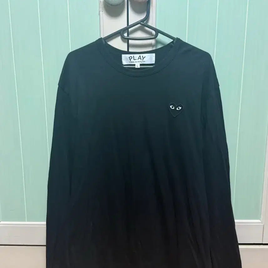 [BUNJANG] Comme des Garçons Long Sleeve T-Shirt L Black / 꼼데 롱슬리브
