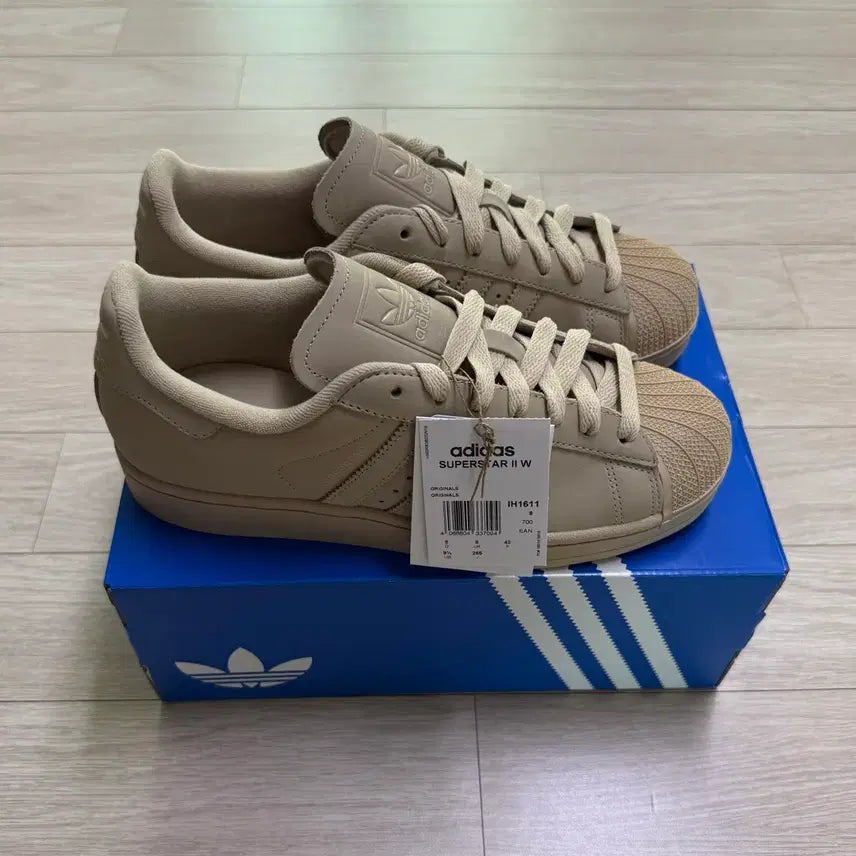 [BUNJANG] Adidas Superstar II Stone Khaki Sneakers - Size 265 / 아디다스 슈퍼스타II 스톤카키 - 265 사이즈