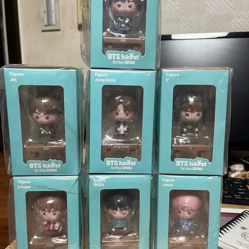 [BUNJANG] In the Isle Spring Day Figure Full Set / 방탄소년단 인더섬 봄날 피규어 풀셋 판매합니다