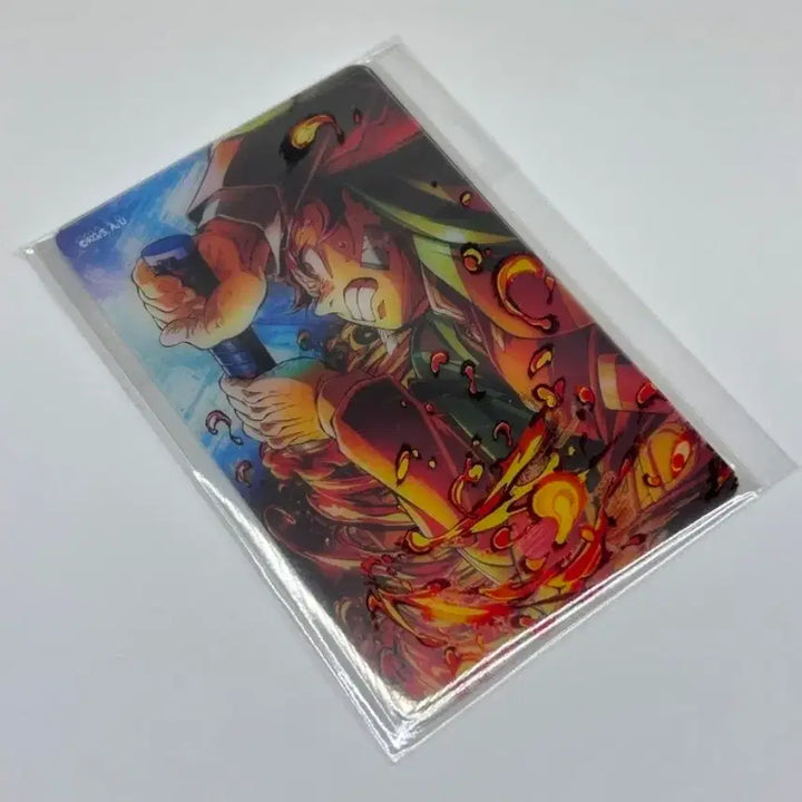 [BUNJANG] Demon Slayer: Swordsmith Village Arc Tanjiro Layered Clear Card / 귀멸의 칼날 무한성 키비주얼 웹샵쿠지  탄지로 클리어 카드