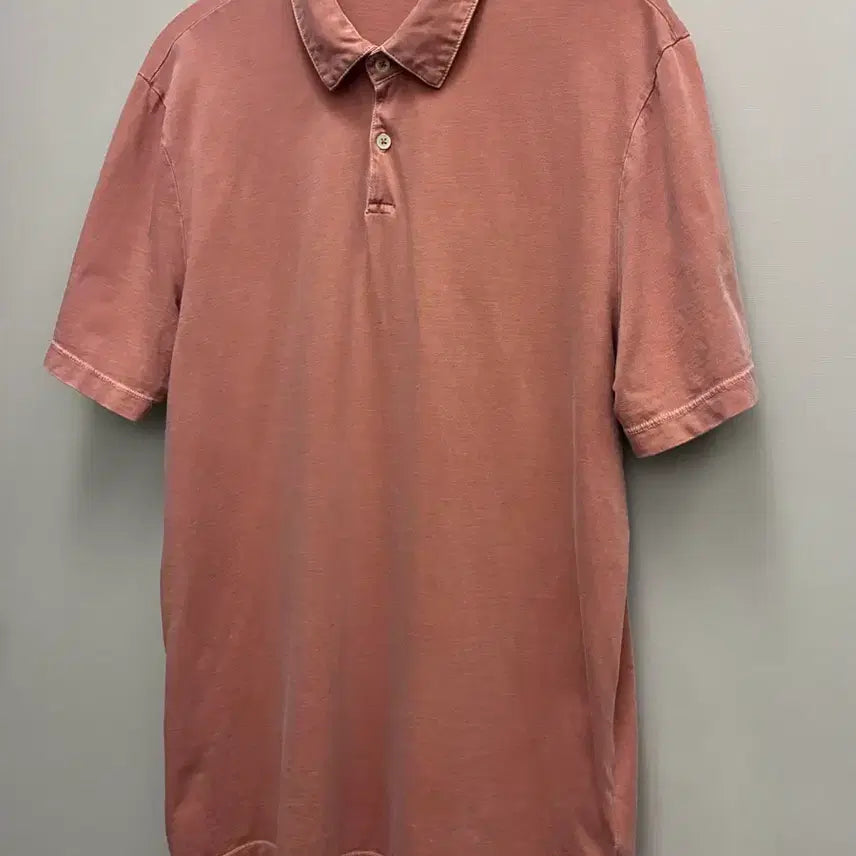 [BUNJANG] James Pearse Garment Dyed Cotton PK T-Shirt Coral / (3/105)제임스펄스 코튼 가먼트다잉 pk 반팔 카라티셔츠 코랄