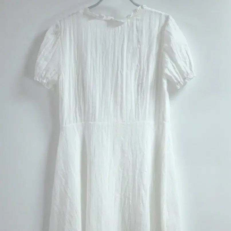[BUNJANG] Amela Ruffle Mini Dress White / 아멜라 러플 미니 드레스 원피스 화이트