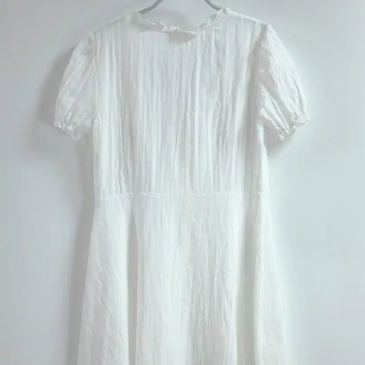 [BUNJANG] Amela Ruffle Mini Dress White / 아멜라 러플 미니 드레스 원피스 화이트