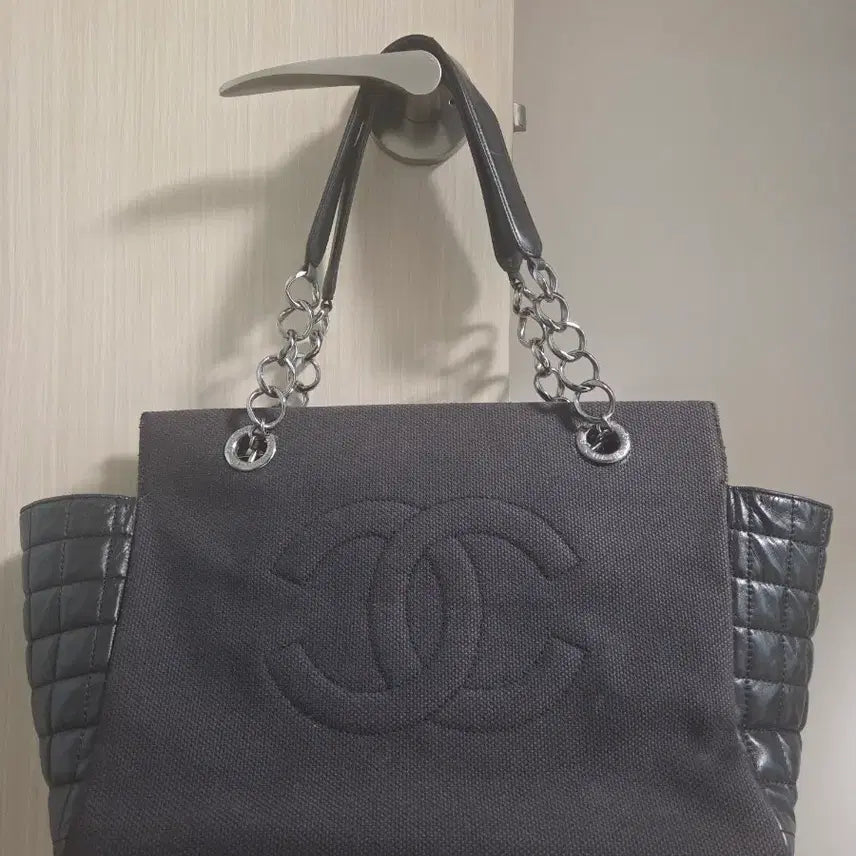 [BUNJANG] Chanel Canvas Tote Bag / 샤넬 캔버스 토트백
