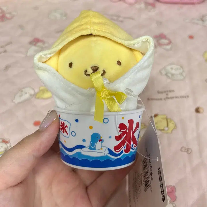[BUNJANG] Pompompurin Festival Bingsu Mascot Plush / 폼폼푸린 마츠리 빙수 마스코트 인형