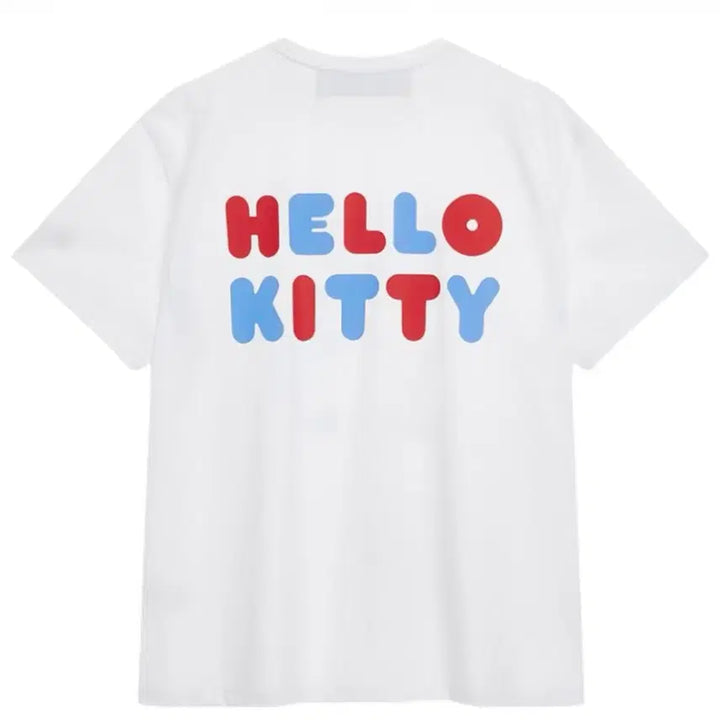 [BUNJANG] OPEN YY x Hello Kitty Short Sleeve T-Shirt / OPEN YY x 헬로키티 반팔 티셔츠