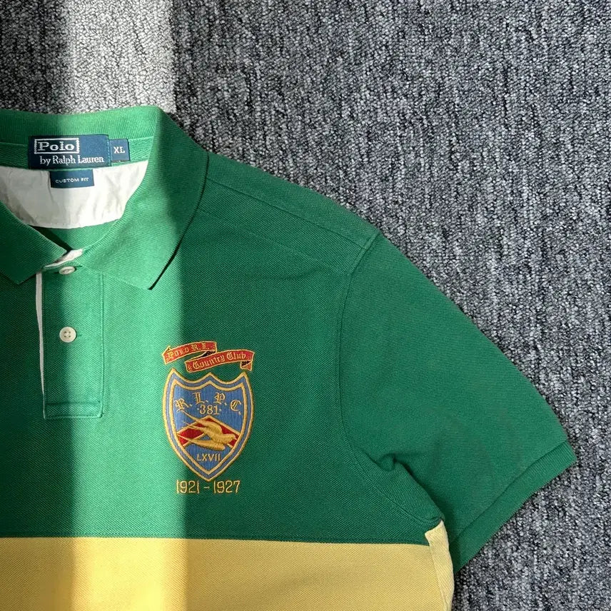 [BUNJANG] Polo Ralph Lauren 90s Big Logo Rugby T-Shirt / 폴로 랄프로렌 90S 빅로고 럭비 반팔티