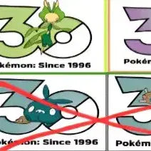 [BUNJANG] Pokemon 30th Anniversary Stickers / 포켓몬 30주년 기념 스티커