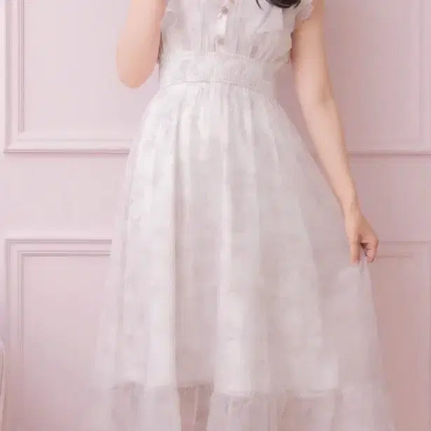 [BUNJANG] ROJITA Frill Sleeve Long Dress / 로지타 ROJITA 일브 지뢰계 양산계 스나계 프릴 슬리브 롱 원피스