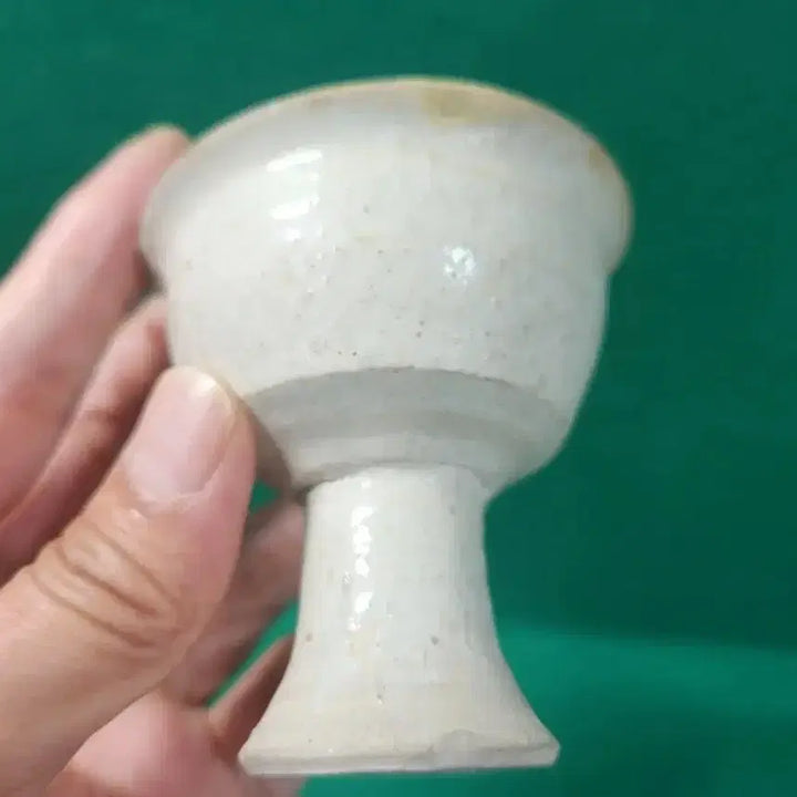 [BUNJANG] Chinese Southern Song Dynasty Celadon Porcelain High-Footed Cup / 중국도자기              남송대 백자 고족배