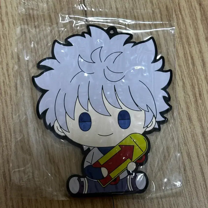 [BUNJANG] Hunter x Hunter Killua Rubber Coaster Figure Gacha / 헌터헌터 헌헌 키르아 러버 코스터 피규어 가챠